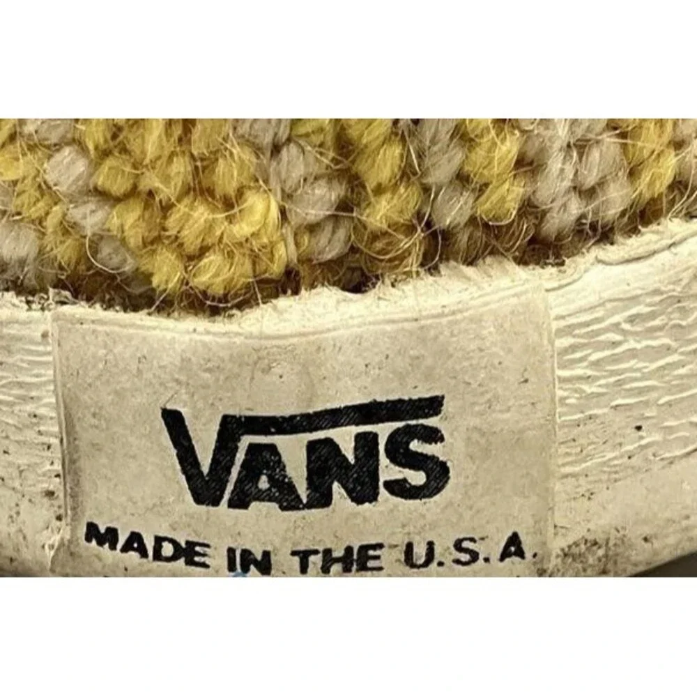 Vintage VANS Van Doren Floral Needlepoint Women's Sneakers Size 7.5